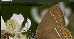 Desktop Screenshot of davidjameswildlifediary.com